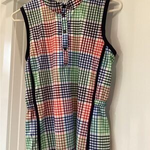 Kinona Multicolor Plaid Women's Top
